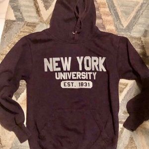 NYU Purple Hoodie Size S
